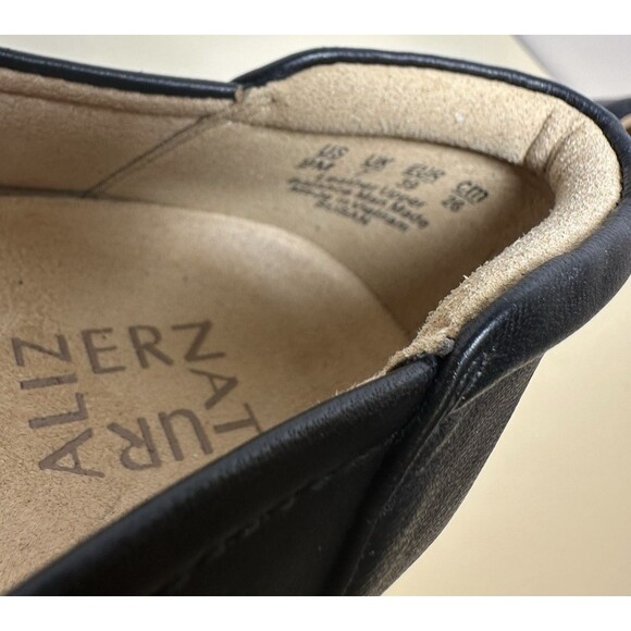 Naturalizer Women’s Black Wedge Slip-On Size 8.5 EU 39 Comfort Support Shoe - Picture 9 of 10